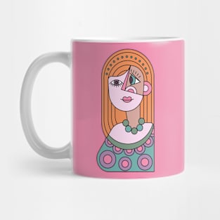 Picasso Style illustration Mug